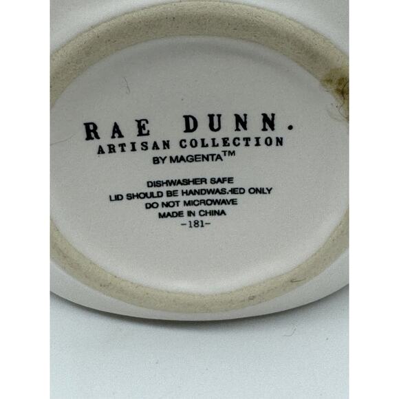 Rae Dunn “SUGAR” Embossed Matte Ivory Artisan Farmhouse 2023 EUC - Picture 4 of 8